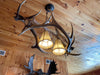 2 Light Elk Antler Pool Table Chandelier